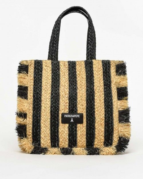 Patrizia Pepe Shopper Sand/Black