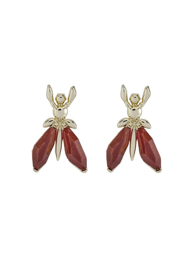 Patrizia Pepe ORECCHINI/EARRINGS Purple Red