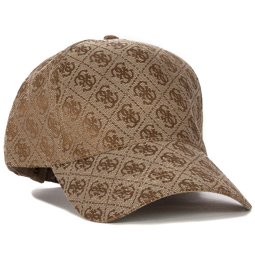 Guess Baseball Cap Latte Logo
