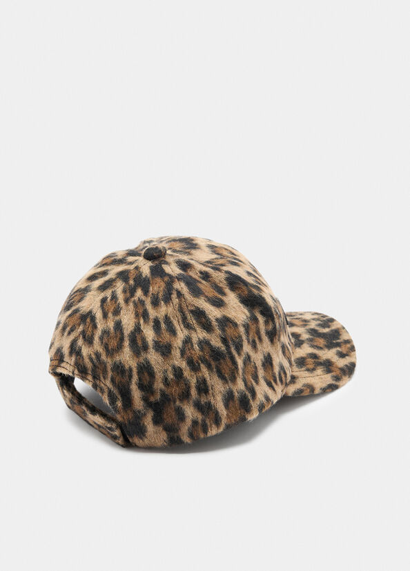 LIU JO ANIMALIER - HAT   BROWN ANIMALIER