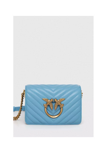 Pinko love click mini chevron sky bl