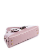 Afbeelding in Gallery-weergave laden, Pinko BOWLING BAG BAGUETTE VITELLO ROSA CHIARO - ANTIQUE GOLD
