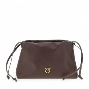 Pinko MAXI CLUTCH ROSSO MOGANO-ANTIQUE GOLD