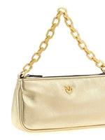 Afbeelding in Gallery-weergave laden, Pinko HALF MOON BAGUETTE MINI METALL CRO
