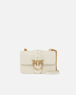 Afbeelding in Gallery-weergave laden, Pinko LOVE ONE MINI CL VITELLO SETA WHITE+WHITE-ANTIQUE GOLD
