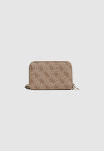 Afbeelding in Gallery-weergave laden, Guess LAUREL SLG MEDIUM DOUBLE ZIP LATTE LOGO
