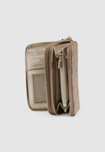 Afbeelding in Gallery-weergave laden, Guess LAUREL SLG MEDIUM DOUBLE ZIP LATTE LOGO

