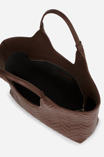 Afbeelding in Gallery-weergave laden, Karl Lagerfeld  BRICK MD TOTE DARK FRIAR BROWN

