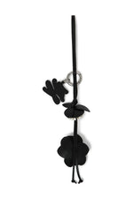 Afbeelding in Gallery-weergave laden, Karl Lagerfeld K/Autograph Orchid Keychain White/Black
