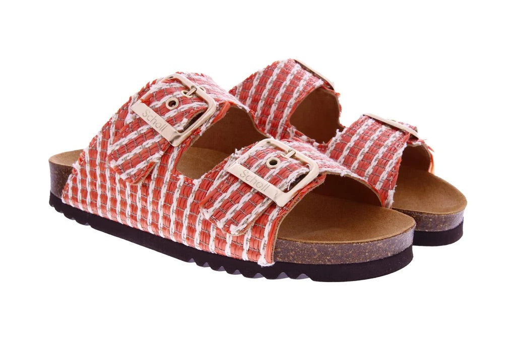 Scholl Noelle slipper Raffia orange