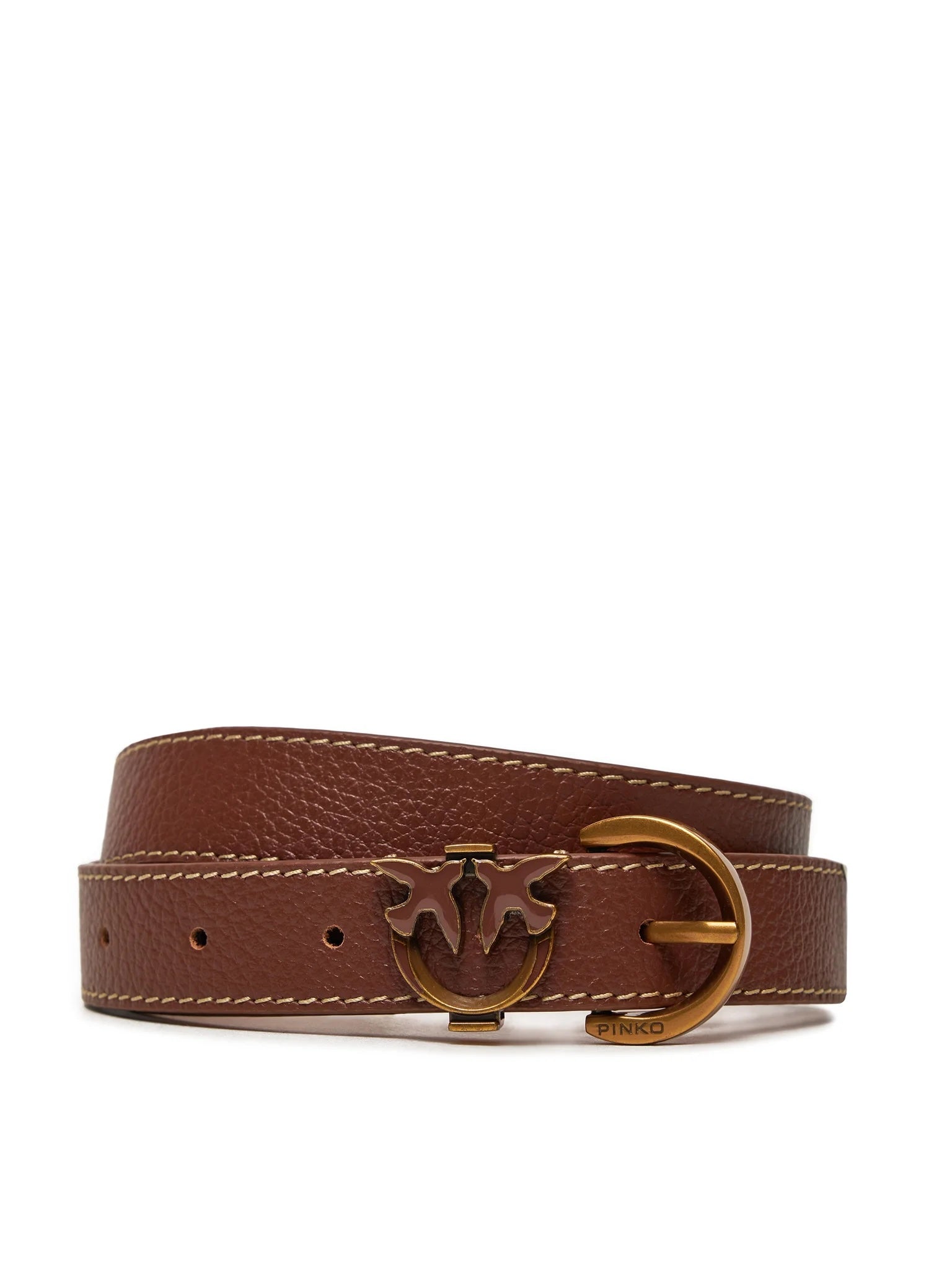 Pinko Tamboril H2,5 Belt Tan-Ant
