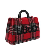 Afbeelding in Gallery-weergave laden, LIU JO BRIONIA - SHOPPING BAG-tartan rosso
