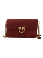 Afbeelding in Gallery-weergave laden, Pinko LOVE ONE SLOUCHY SMALL SUEDE Rosso
