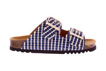 Afbeelding in Gallery-weergave laden, Scholl Noelle slipper Raffia navy blue
