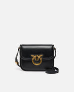 Afbeelding in Gallery-weergave laden, Pinko LOVE BOX BAG FL MINI SHINY CAL BLACK-ANTIQUE GOLD
