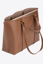 Afbeelding in Gallery-weergave laden, Pinko Carrie Shopper Big Pelle Bottalata Tan-An
