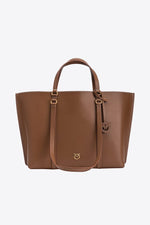 Afbeelding in Gallery-weergave laden, Pinko Carrie Shopper Big Pelle Bottalata Tan-An
