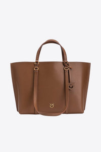 Pinko Carrie Shopper Big Pelle Bottalata Tan-An