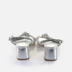 Buffalo Sandaal Lilly Bow Vegan Nappa Silver