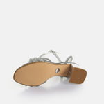 Afbeelding in Gallery-weergave laden, Buffalo Sandaal Lilly Bow Vegan Nappa Silver

