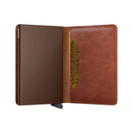 Afbeelding in Gallery-weergave laden, Slimwallet vintage cognac Brown

