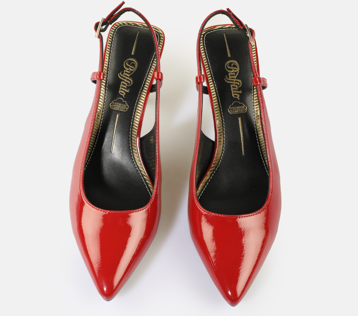 Buffalo Willow Slingback Red