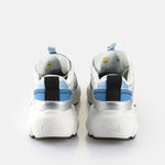 Afbeelding in Gallery-weergave laden, Buffalo Sneaker CLD Run Jog Vegan Nappa/Mesh Silver/White/Blue
