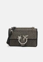 Afbeelding in Gallery-weergave laden, Pinko Love one mini strass black old silver
