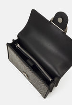 Afbeelding in Gallery-weergave laden, Pinko Love one mini strass black old silver
