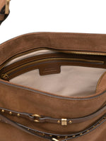 Afbeelding in Gallery-weergave laden, Pinko BELT BAG BIG SUEDE MARRONE - LEO
