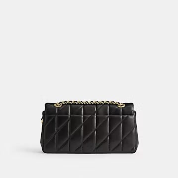 Coach Tabby 26 quilted handbag black