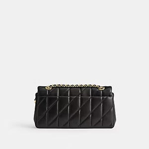 Coach Tabby 26 quilted handbag black