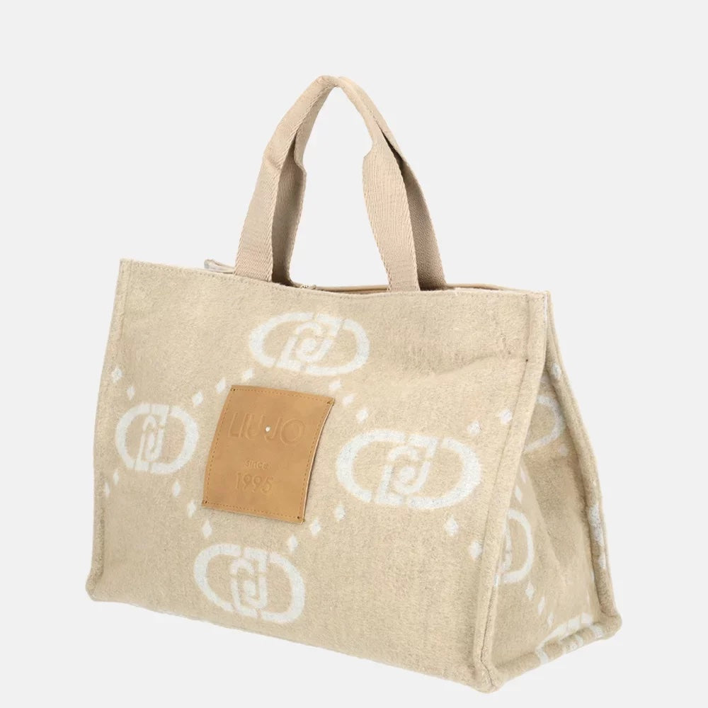 LIU JO LOGO - BAG  OAT MILK