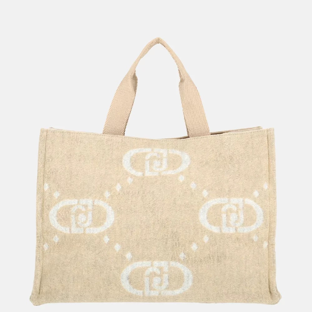 LIU JO LOGO - BAG  OAT MILK
