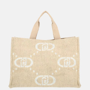 LIU JO LOGO - BAG  OAT MILK