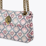 Afbeelding in Gallery-weergave laden, Kurt Geiger Fabric Mini Kensington Beige Comb Fabric
