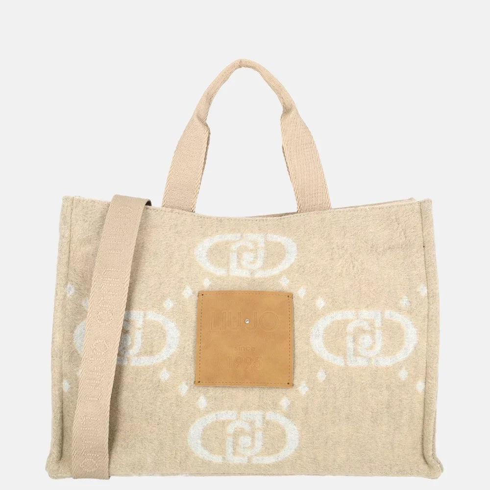 LIU JO LOGO - BAG  OAT MILK