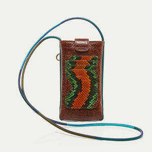 Claris Virot Etui a Telephone Python Double Marcus Oasis