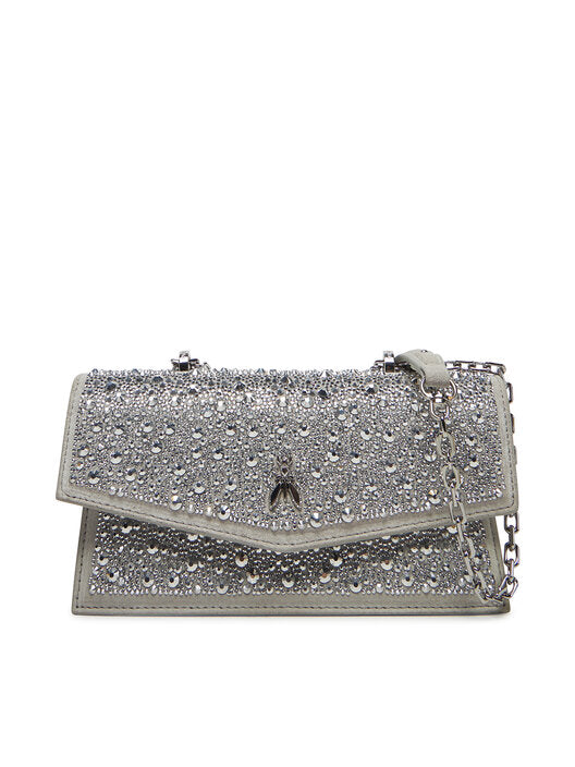 Patrizia Pepe Handbag Silver&LabradorStras