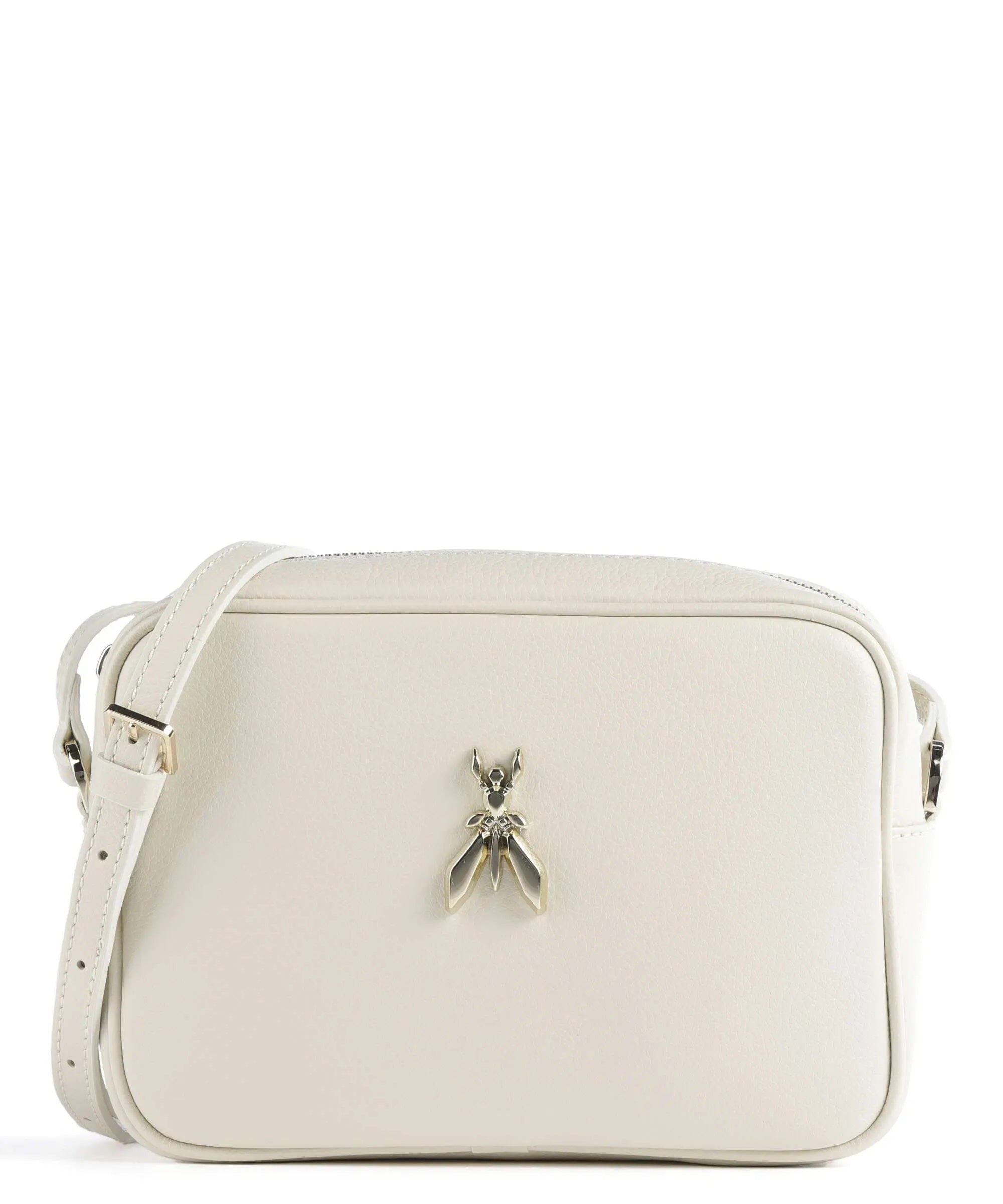 Fly Bag leather crossbody bag off white
