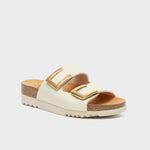 Afbeelding in Gallery-weergave laden, Scholl Monterey 2 Straps Lea - W Blanc Cassé
