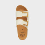 Afbeelding in Gallery-weergave laden, Scholl Monterey 2 Straps Lea - W Blanc Cassé
