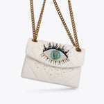Afbeelding in Gallery-weergave laden, Kurt Geiger LTHR Mini Kensington Eye Bone leather
