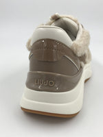 Afbeelding in Gallery-weergave laden, Liu Jo Stardust 01 Sneaker Curly Fur/Cow Suede Havana/Milk
