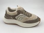 Afbeelding in Gallery-weergave laden, Liu Jo Stardust 01 Sneaker Curly Fur/Cow Suede Havana/Milk
