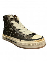 Afbeelding in Gallery-weergave laden, Rebecca White Sneaker Napa Black
