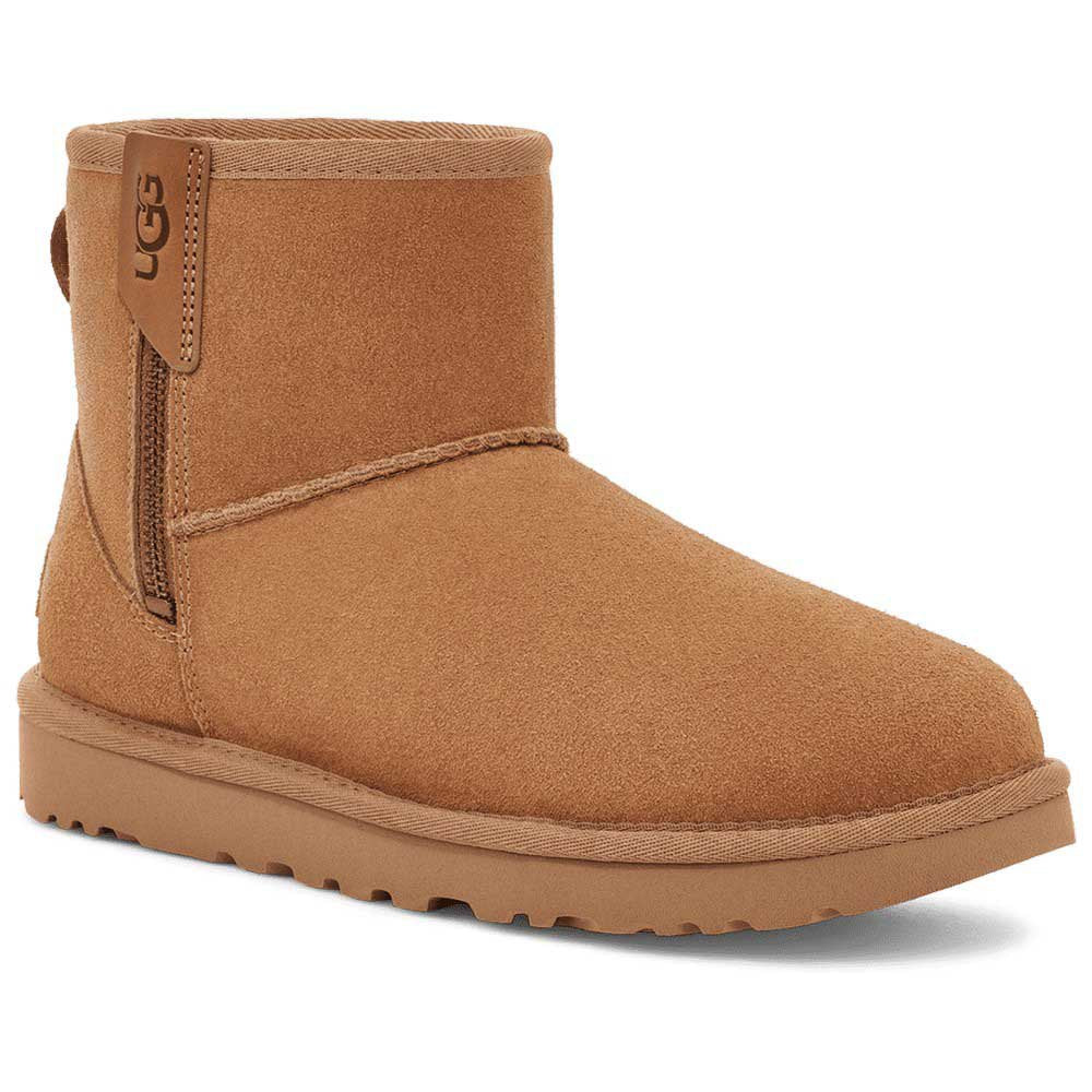 UGG Classic Mini Bailey Zip Chestnut