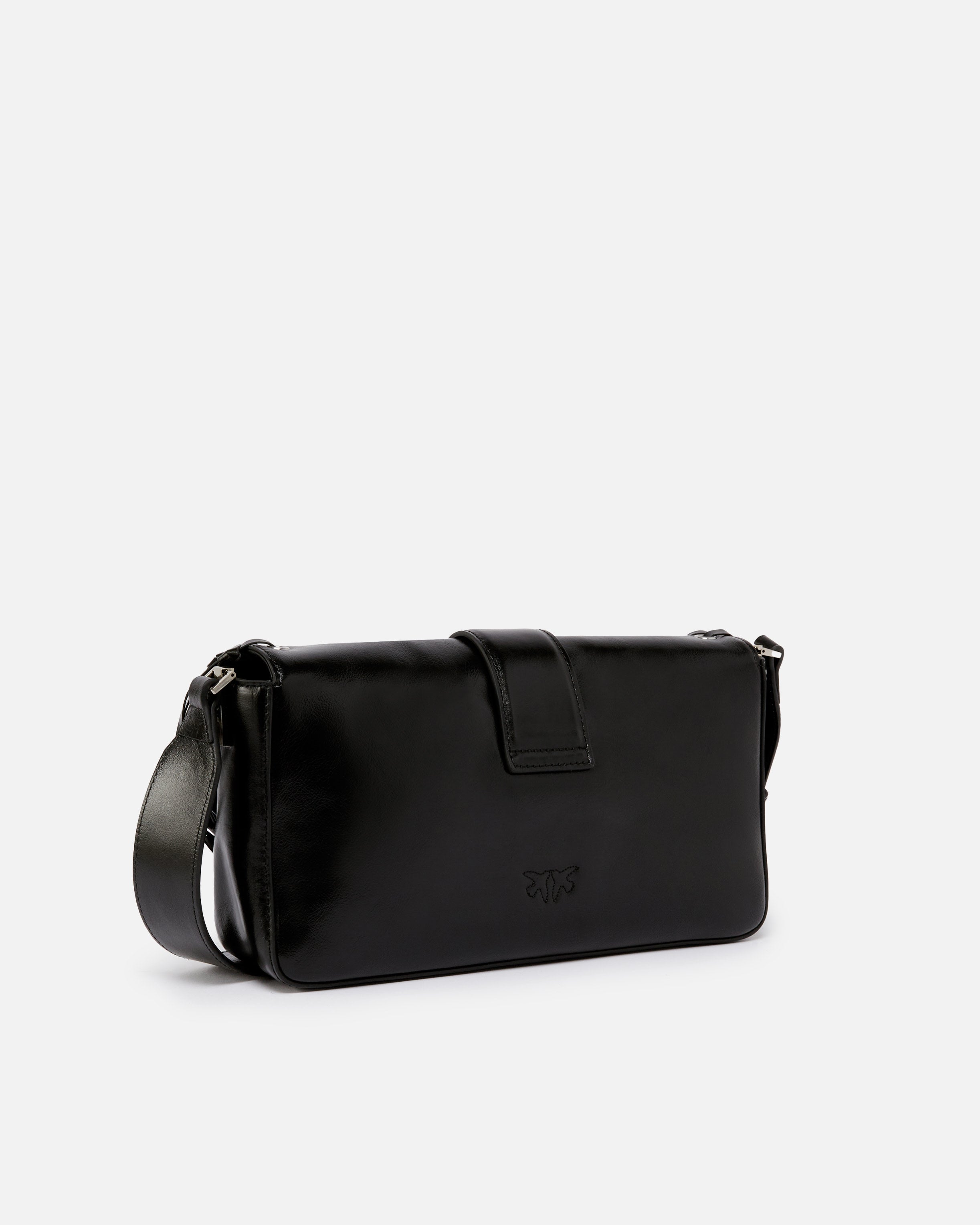Pinko LOVE ONE CLASSIC SLOUCHY FL VI LIMO BLACK-BRUSHED SILVER