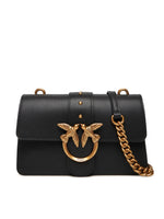 Afbeelding in Gallery-weergave laden, Pinko LOVE ONE MINI ST. CL VITELLO S NERO-ANTIQUE GOLD
