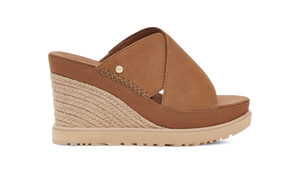 UGG Abbot slide sleehak chestnut